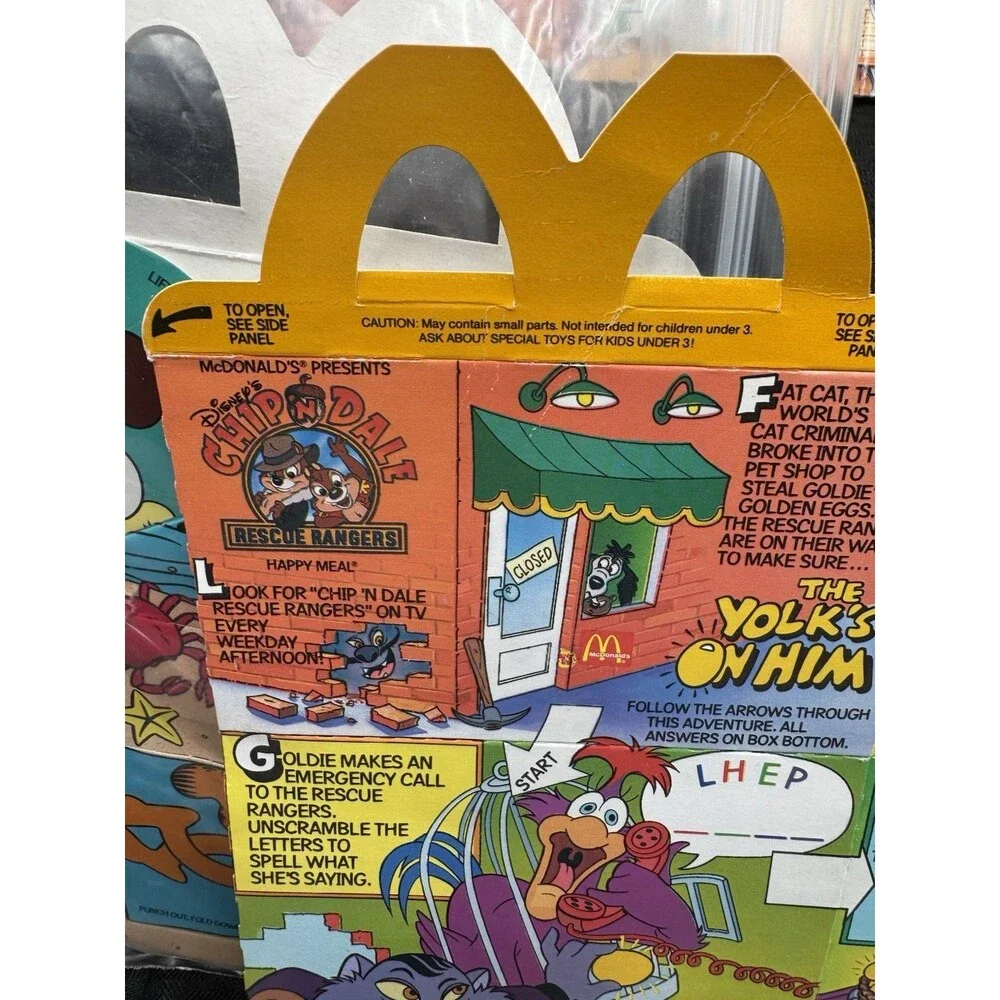 Set Of 23 McDonald’s Happy Meal Boxes. Never Used! Various Characters!